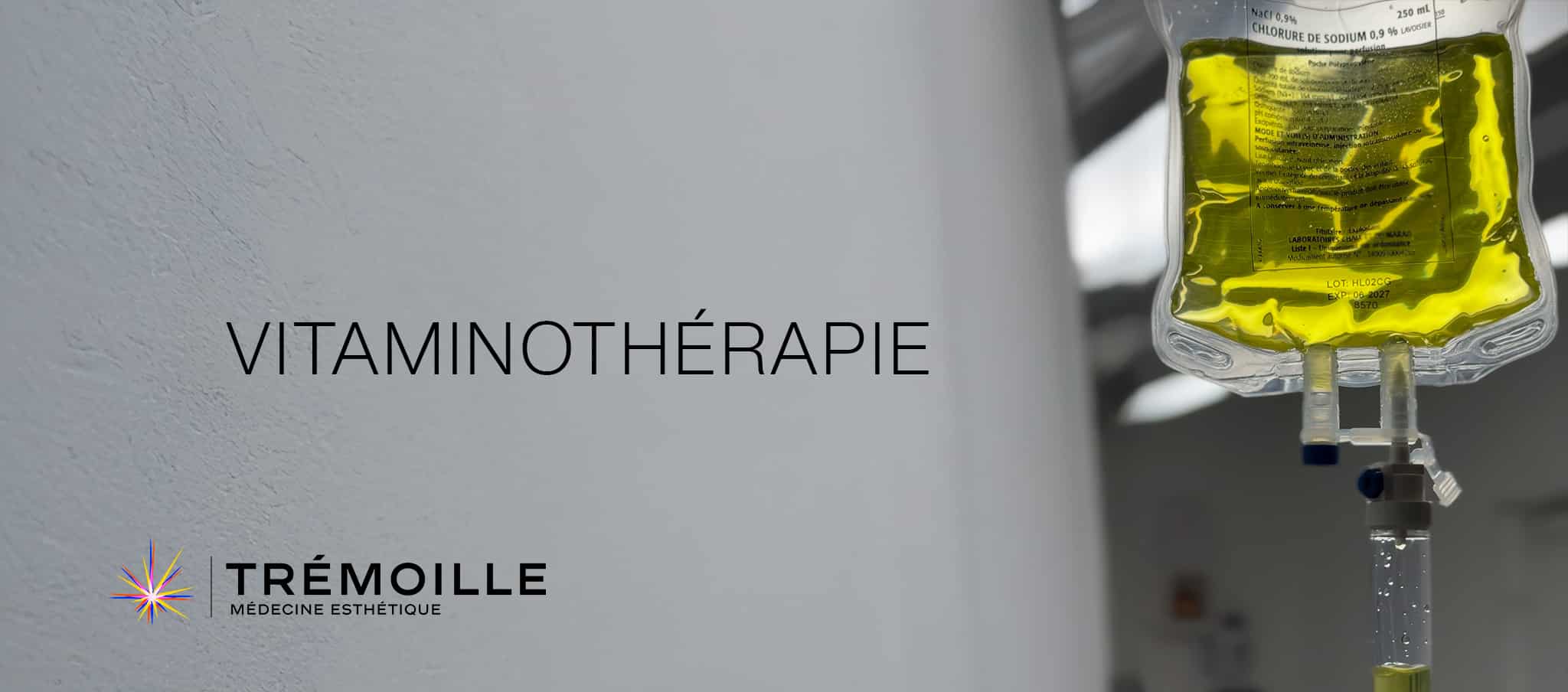 Vitaminothérapie par perfusion pour récupération chirurgie au Centre Trémoille Paris 8