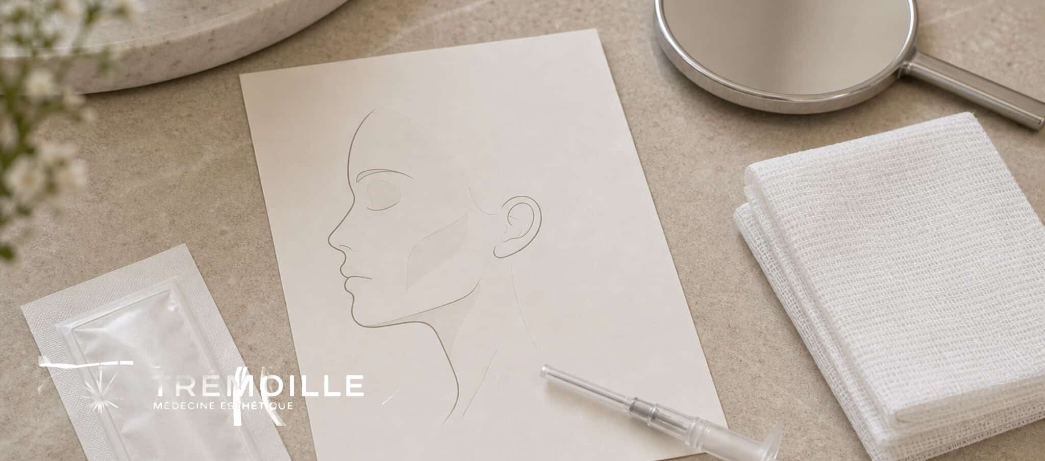 Analyse des volumes du visage apres perte de poids rapide