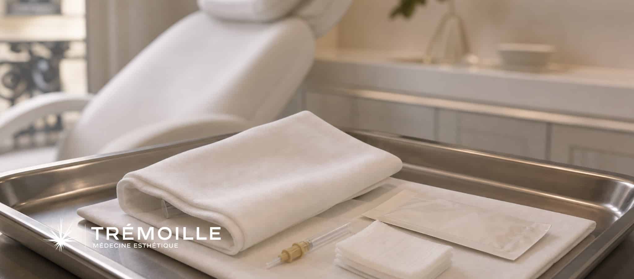Visuel Centre Trémoille sur l’acide hyaluronique des lèvres