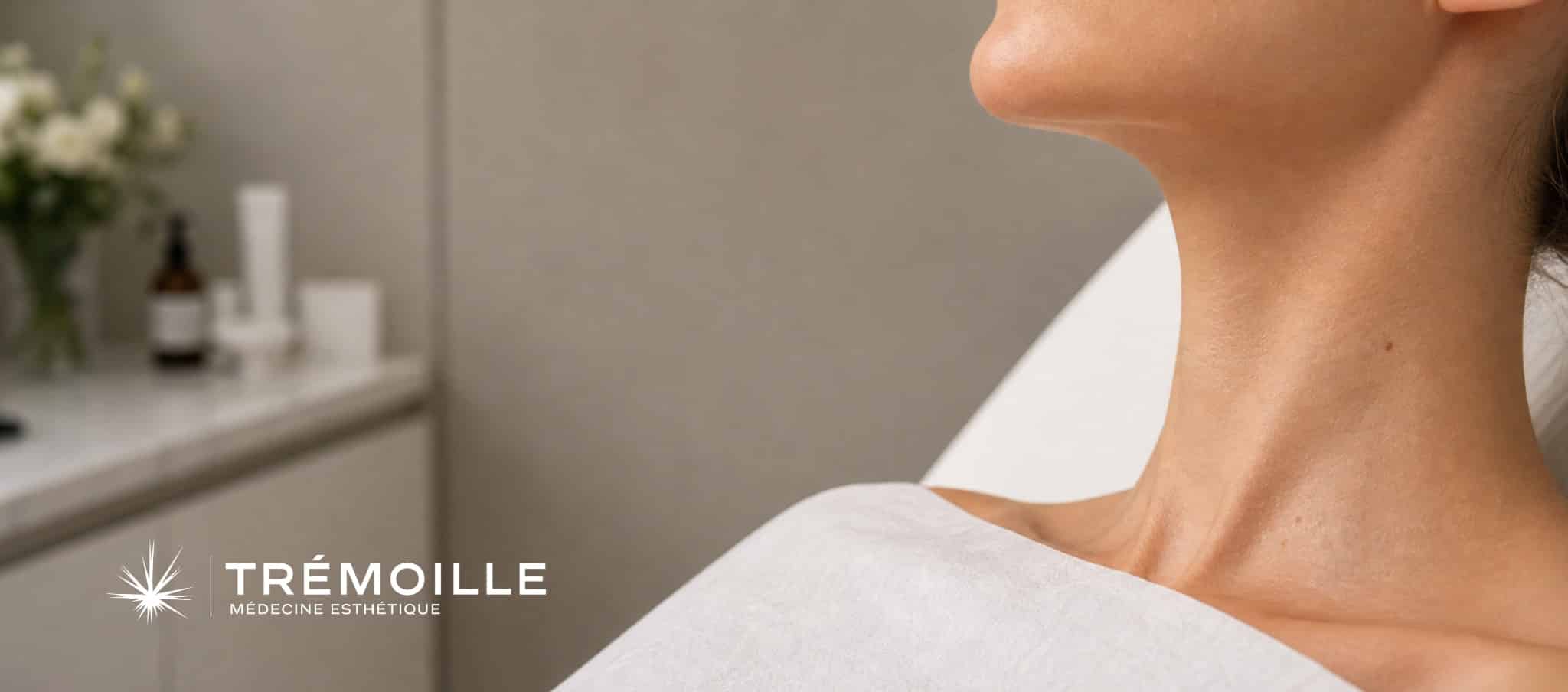 Visuel Centre Trémoille sur le Botox masséter et la jawline