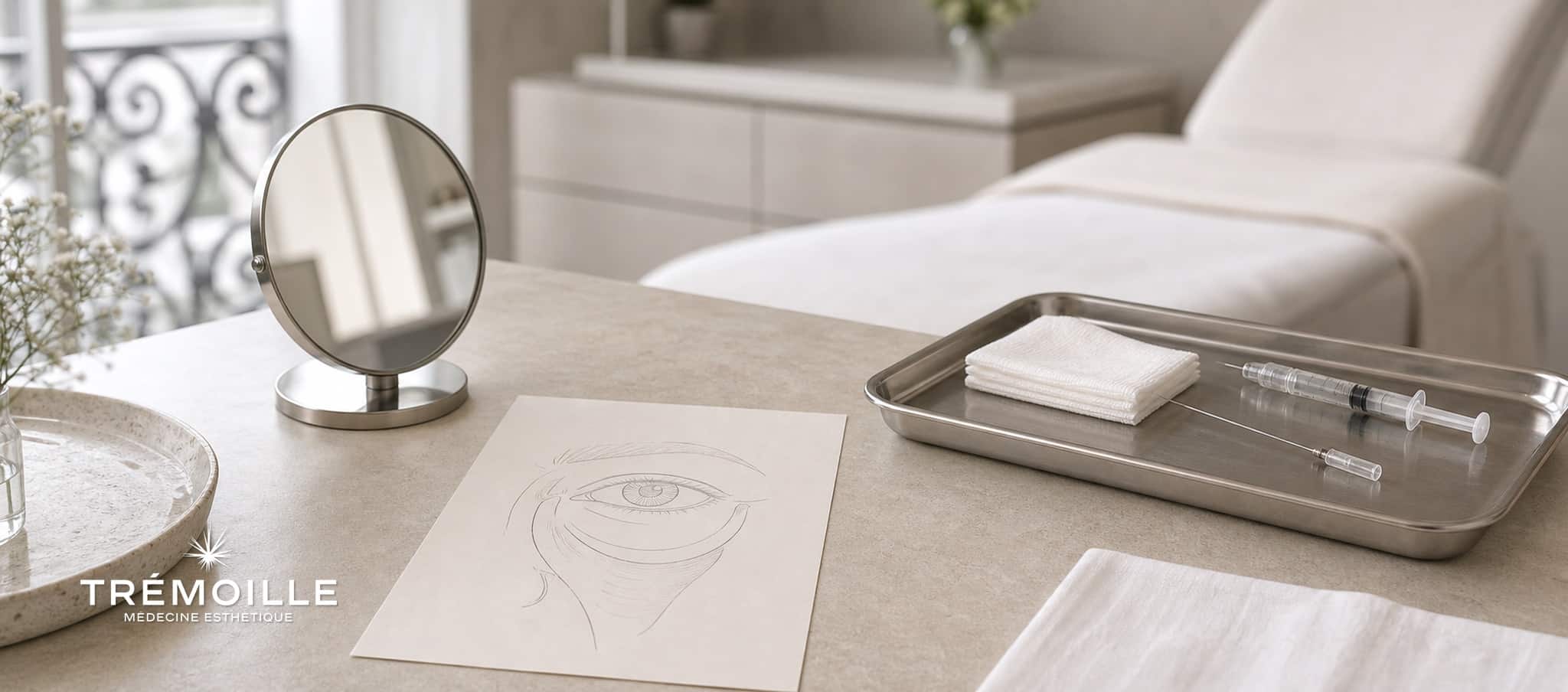 Consultation esthetique autour du traitement des cernes a Paris