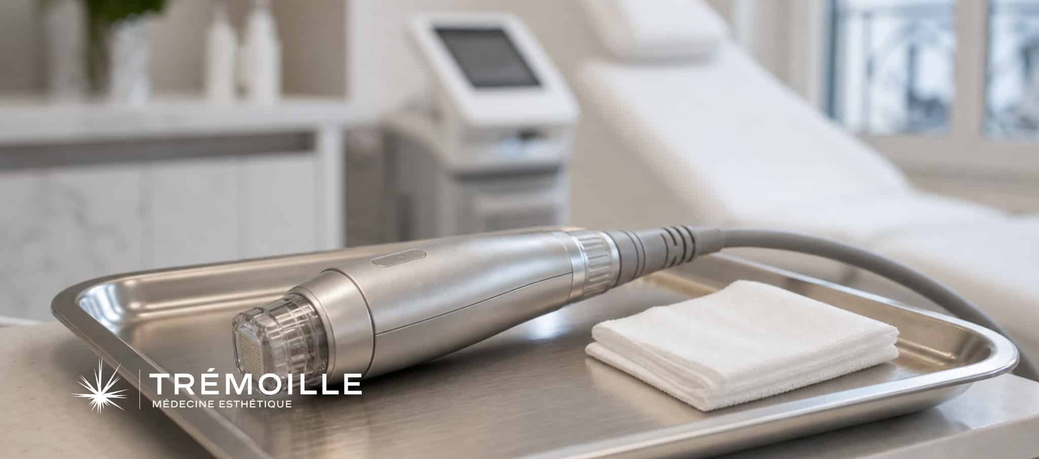Visuel Centre Trémoille sur le laser Fraxel